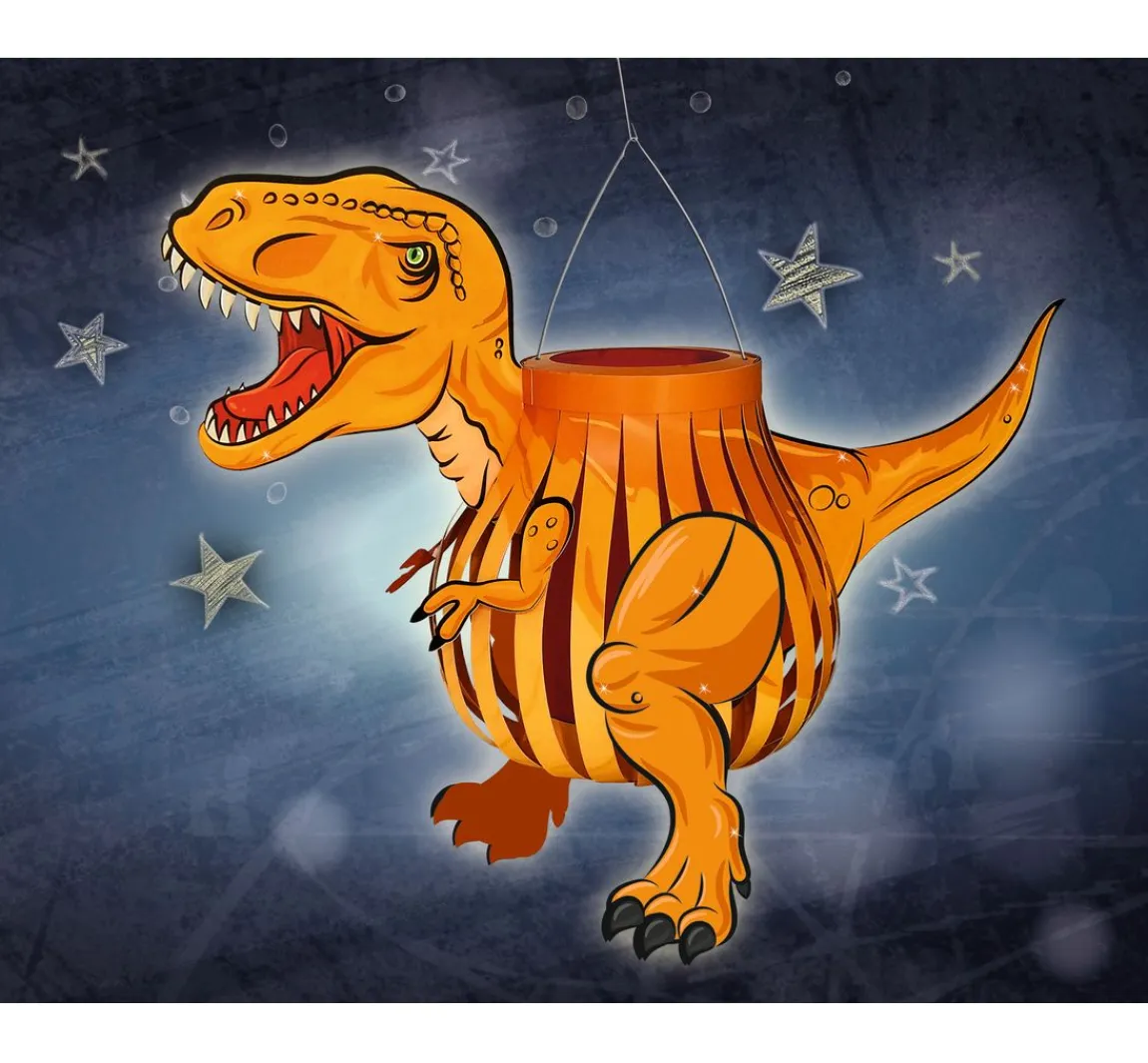 Online URSUS Laternen-Bastelset "T-Rex"