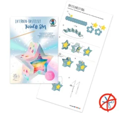 Online URSUS Laternen-Bastelset "Twinkle Star Irisierend"