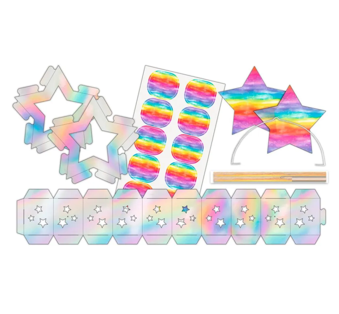 Online URSUS Laternen-Bastelset "Twinkle Star Irisierend"