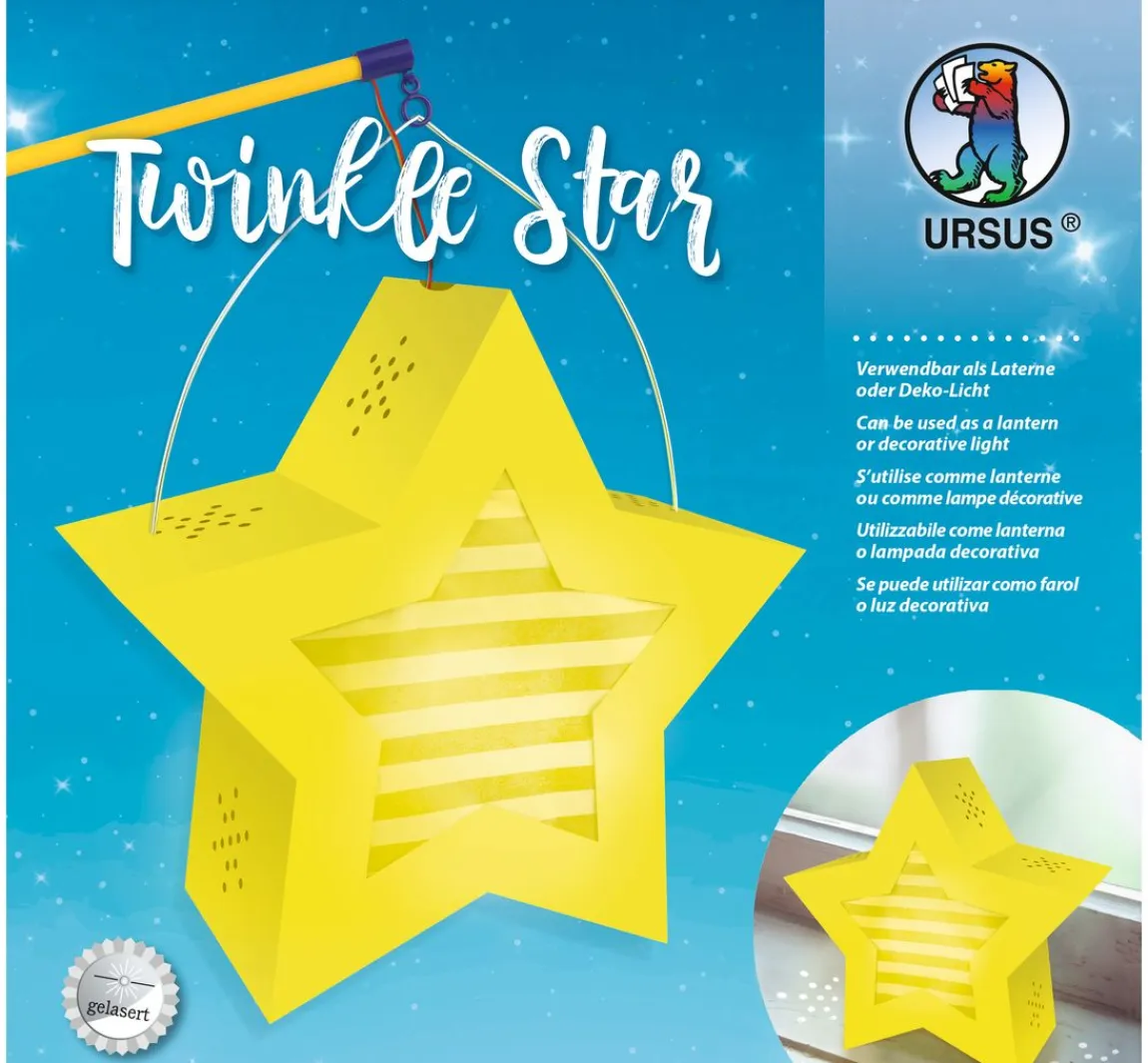 New URSUS Laternen-Bastelset "Twinkle Star"