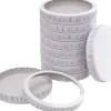 Clearance folia Laternenböden/deckel "Groß", 10 Paar