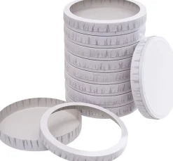 Clearance folia Laternenböden/deckel "Groß", 10 Paar