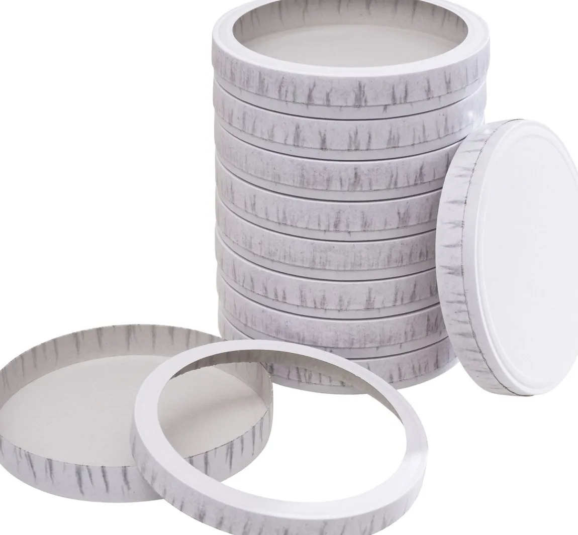 Clearance folia Laternenböden/deckel "Groß", 10 Paar