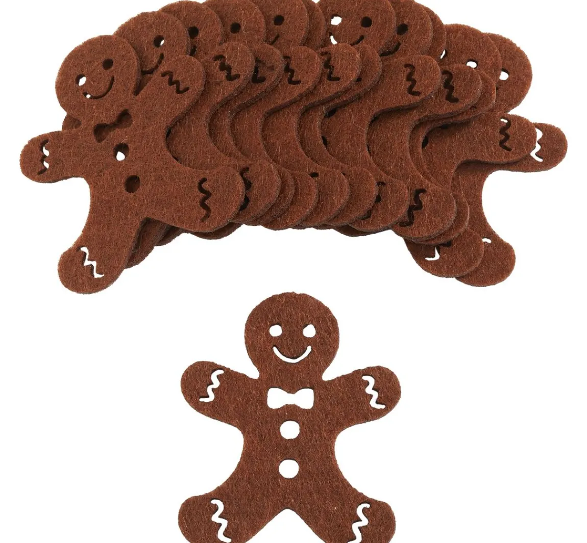 New ohne Marke Lebkuchenmännchen aus Filz