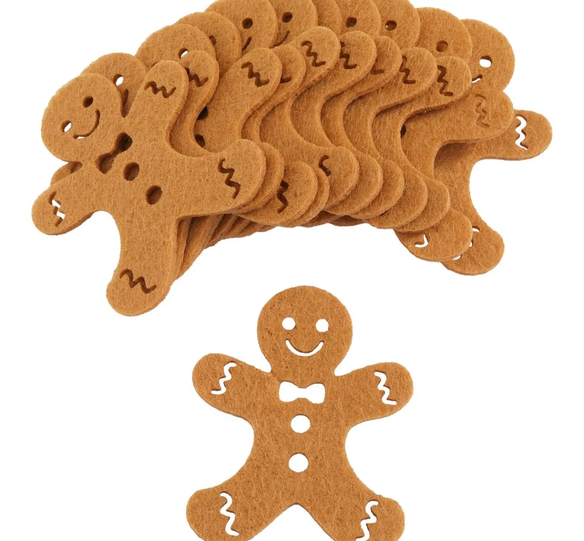 New ohne Marke Lebkuchenmännchen aus Filz