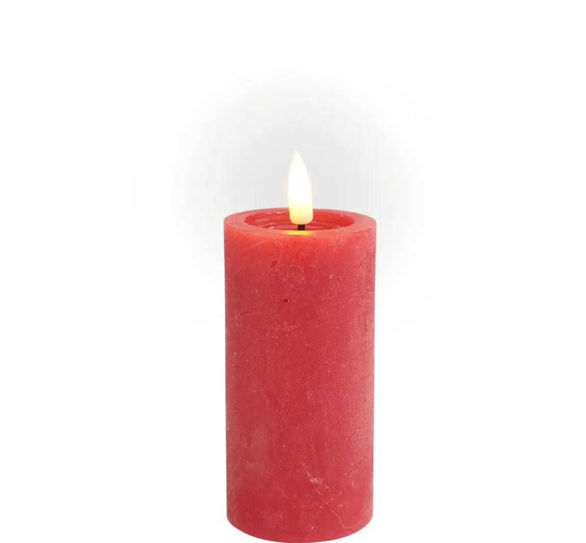 Online ohne Marke LED-Echtwachskerze "10 x 5 cm", mit Timer 6/18 Std.