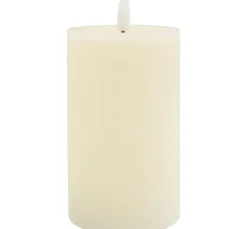 Outlet ohne Marke LED-Echtwachskerze "12,5 x 7,5 cm", mit Timer