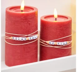 Outlet ohne Marke LED-Echtwachskerze