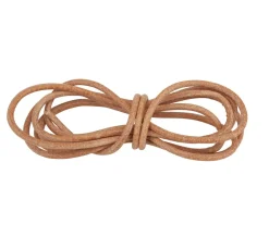 New ohne Marke Lederband rund, Ø 2 mm