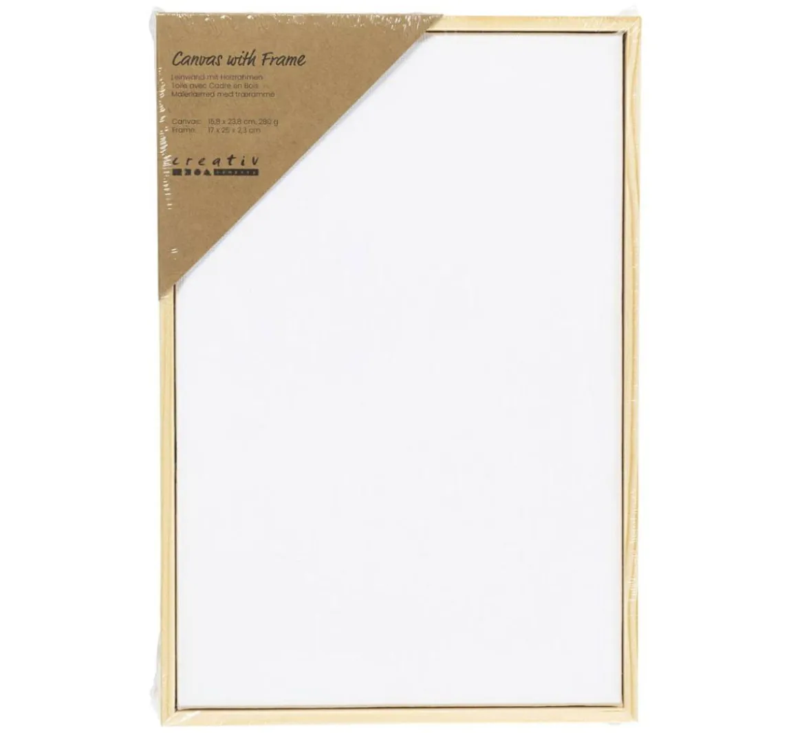 Best creativ company Leinwand mit Rahmen, 15,8 x 23,8 cm