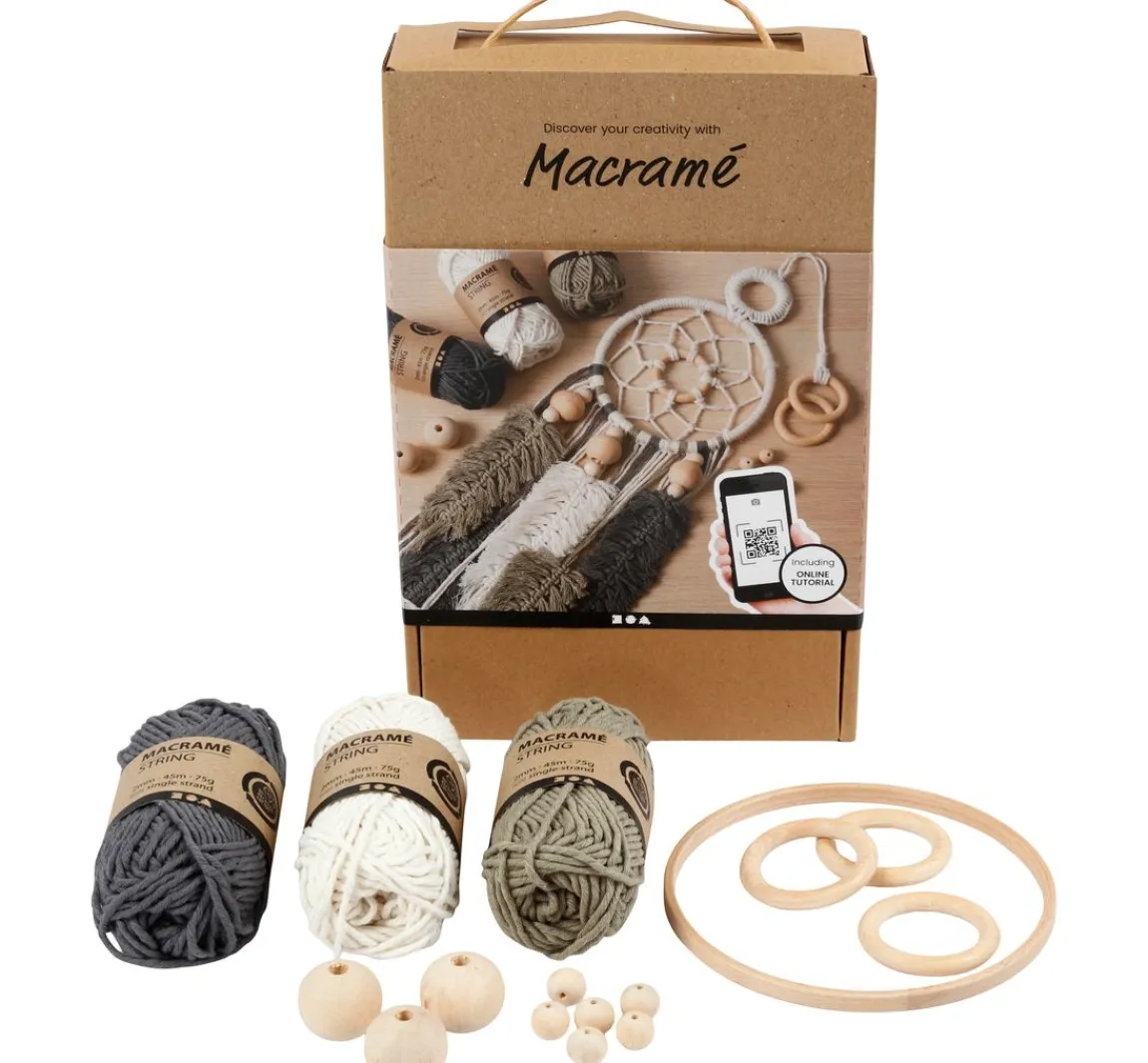 Discount creativ company Lernset Makramee "Traumfänger"