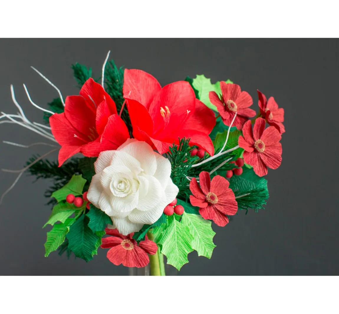 New Werola Lia Griffith, Floristenkrepp "Winter Garden"