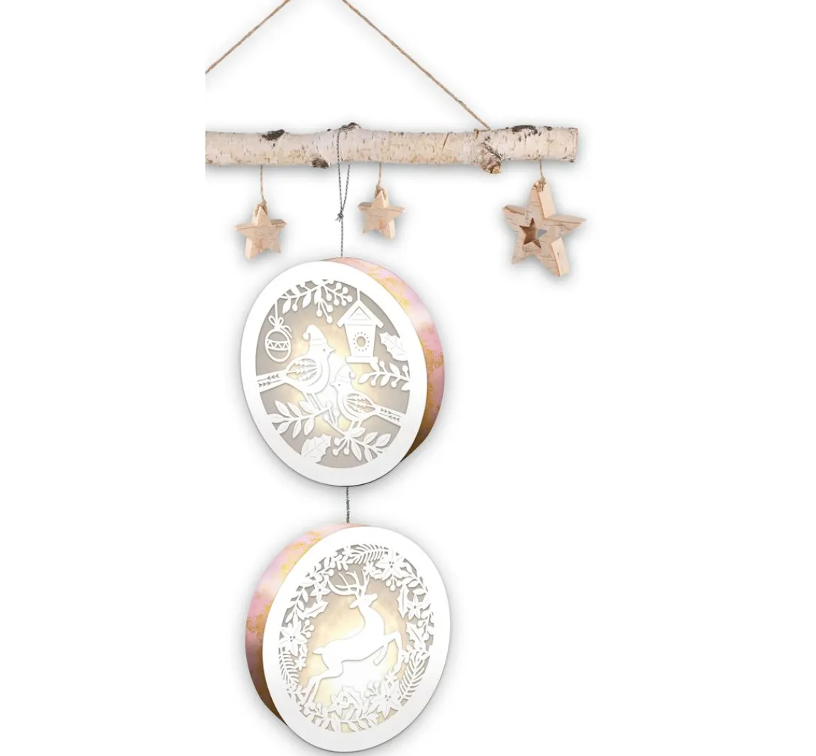 Discount URSUS Lightboxes "Birds & Reindeer", 2er-Set