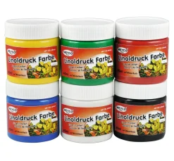 Discount Meyco Linoldruckfarben, 6er-Set