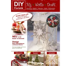 Online ohne Marke Magazin DIY Filz + Wolle + Draht Herbst Weihnachten "Retro-Wickelsterne"