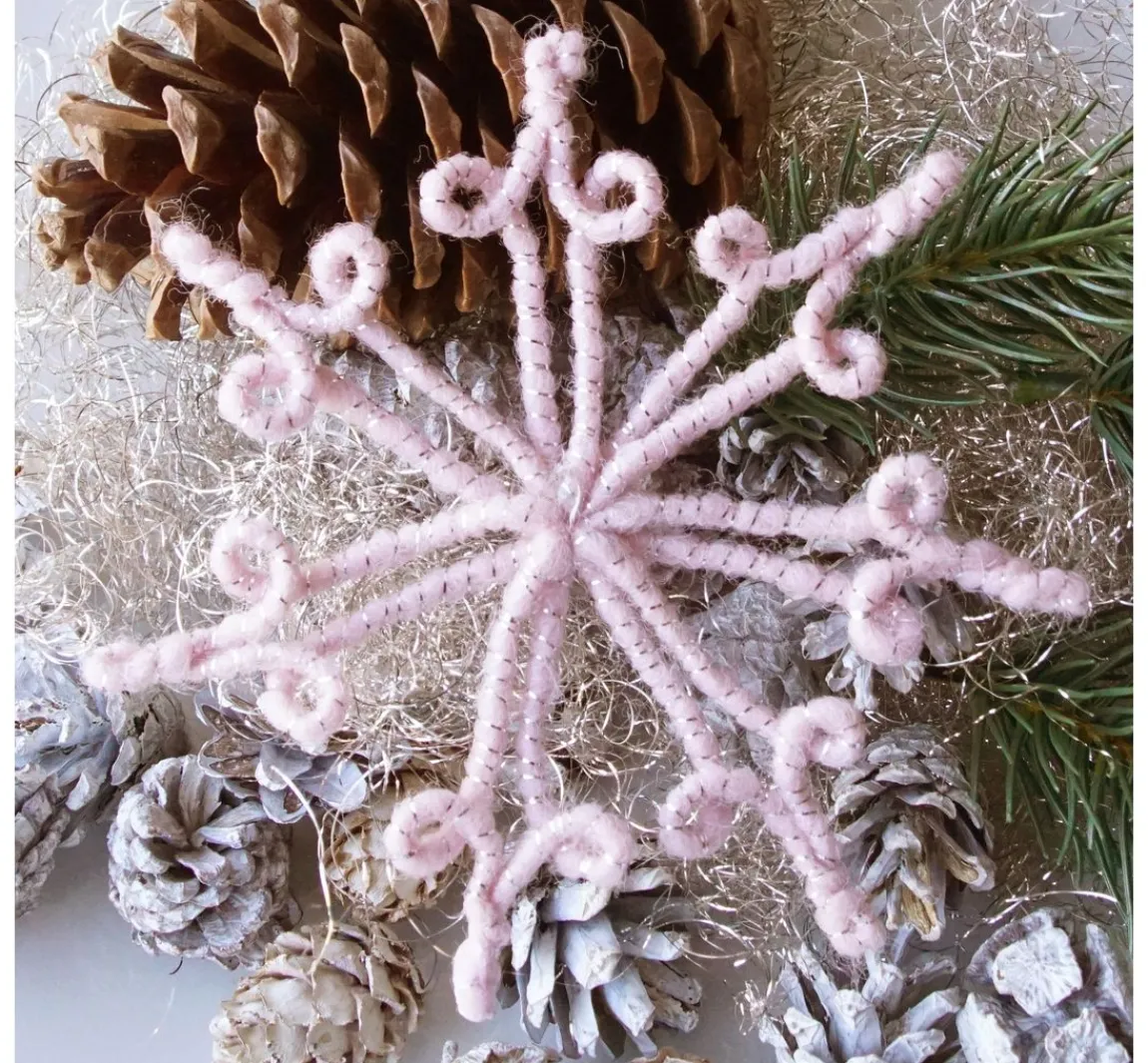 Online ohne Marke Magazin DIY Filz + Wolle + Draht Herbst Weihnachten "Retro-Wickelsterne"