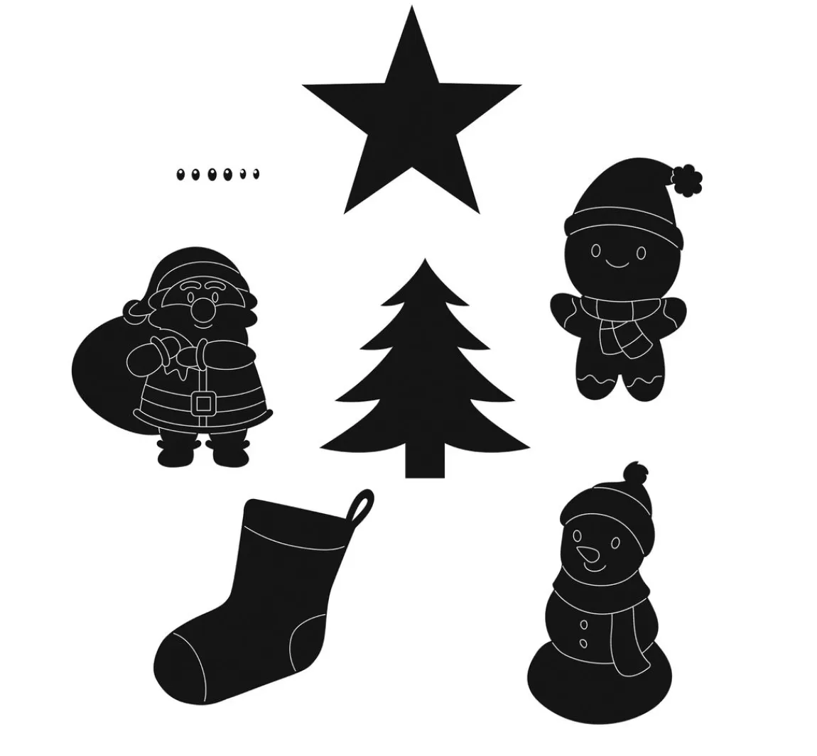 Clearance URSUS Magische Kratzel-Motive "Weihnachten"