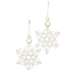 Discount creativ company Makramee Bastelset "Schneeflocken"