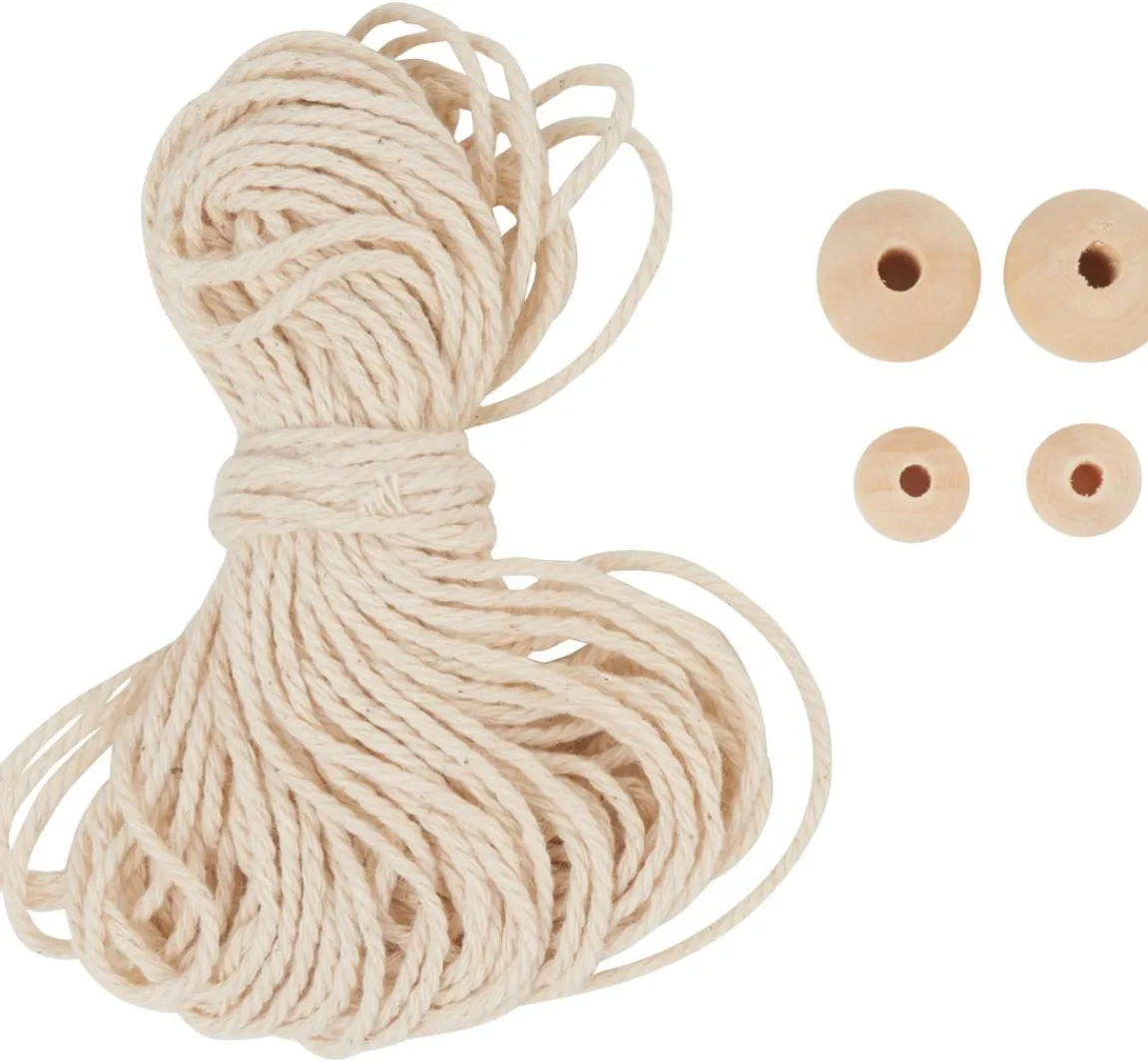 Discount creativ company Makramee Bastelset "Schneeflocken"