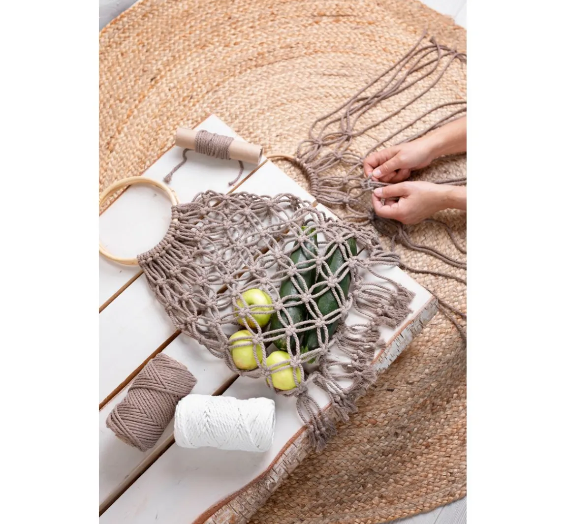 Online creativ company Makramee-Kordel, L 198 m, D 2 mm