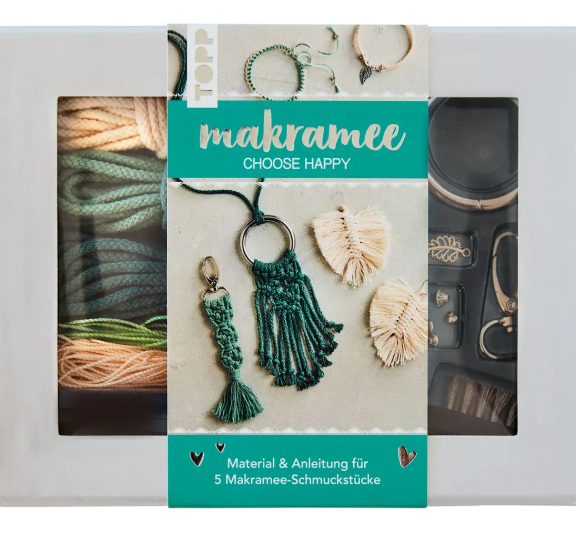 Topp Makramee-Schmuckset "Choose Happy"