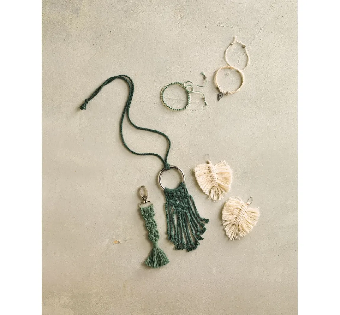Topp Makramee-Schmuckset "Choose Happy"