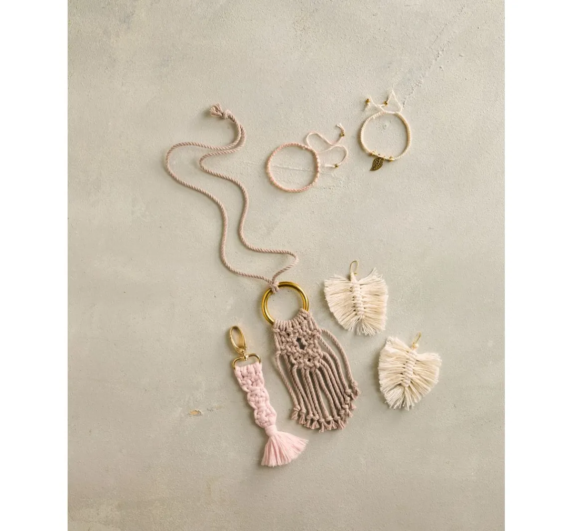Clearance Topp Makramee-Schmuckset "With Love"