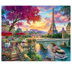 Clearance Figured'Art Malen nach Zahlen "Abendessen an der Seine"