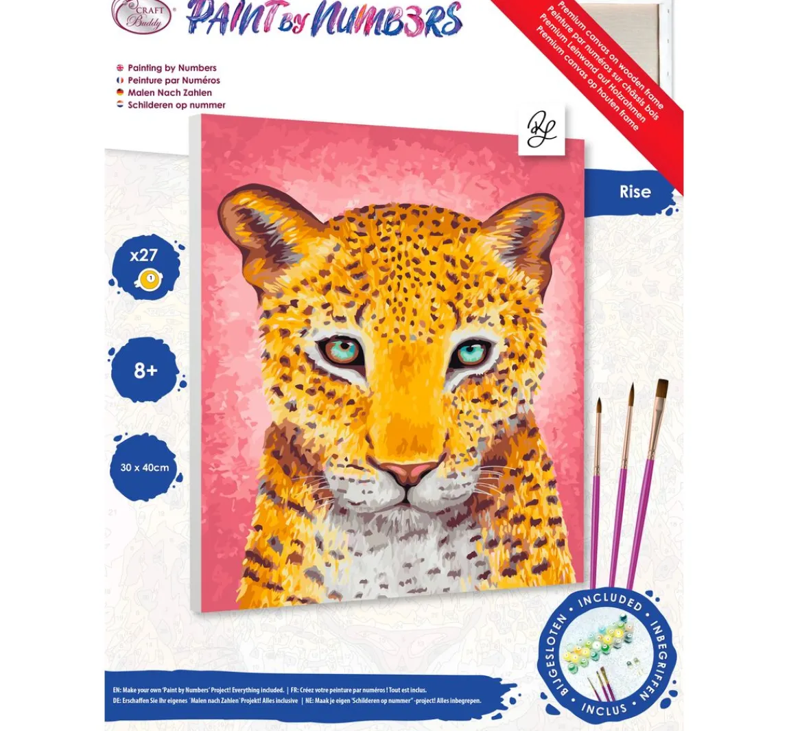 Sale Craft Buddy Malen nach Zahlen auf Keilrahmen, 30 x 40 cm