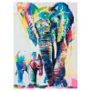 Online Figured'Art Malen nach Zahlen "Elefanten"