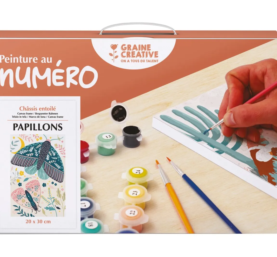 Discount Graine Creative Malen nach Zahlen, Keilrahmen