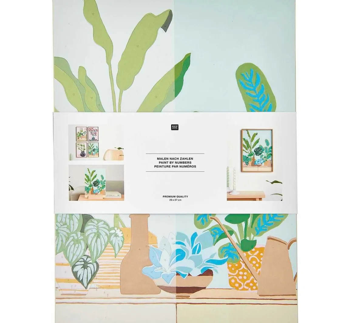 Online Rico Design Malen nach Zahlen "Pflanzen"
