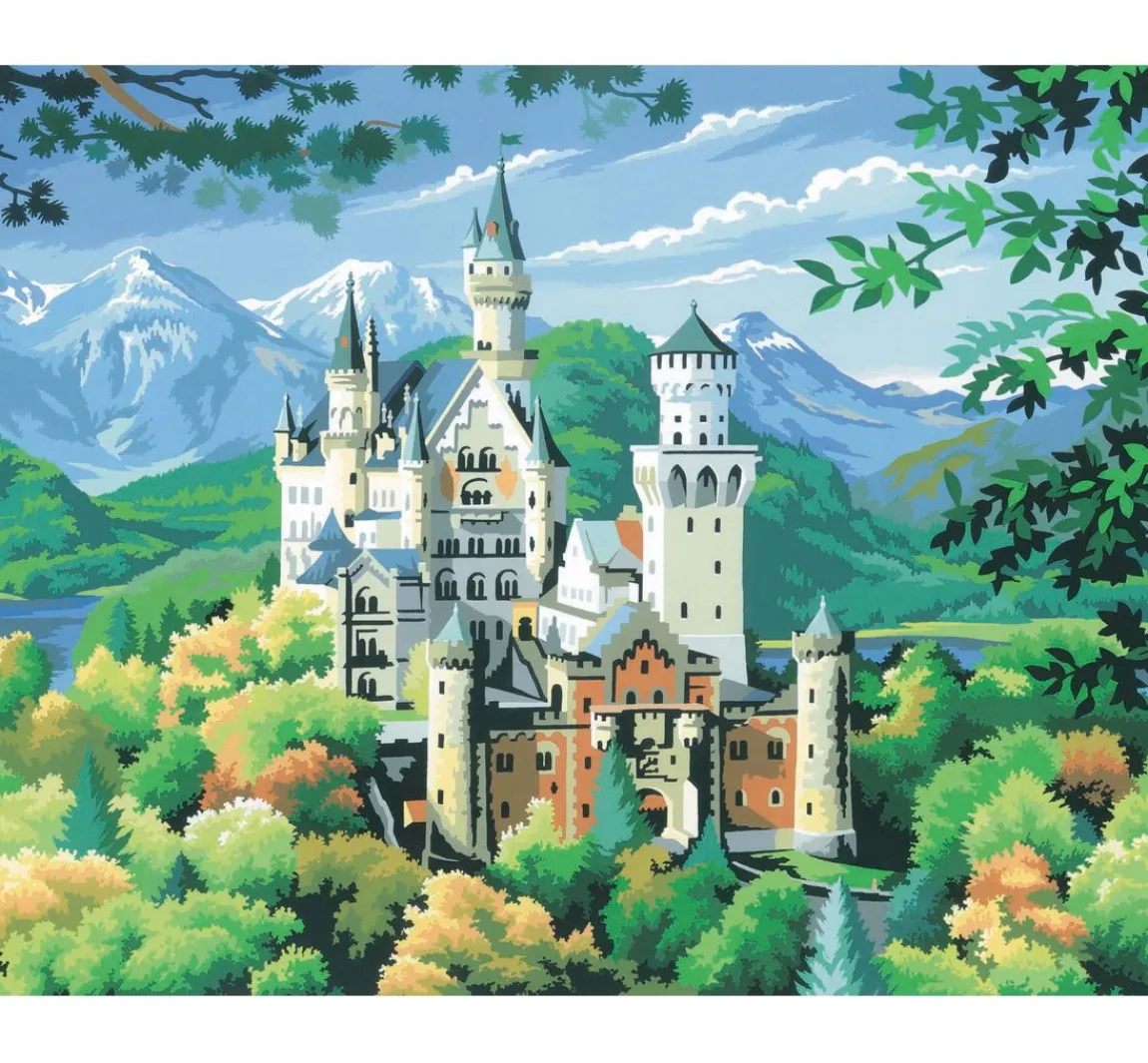 Best Mammut Malen nach Zahlen "Schloss Neuschwanstein"