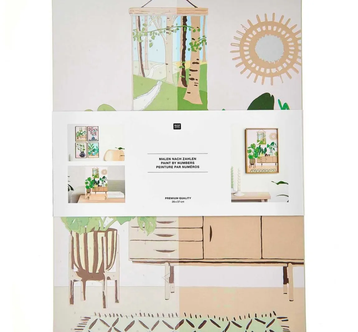 Hot Rico Design Malen nach Zahlen "Urban Jungle"