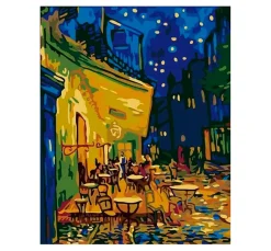 Clearance Figured'Art Malen nach Zahlen "Van Gogh - Cafe"