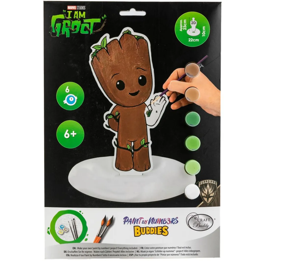 Discount Craft Buddy Malen nach Zahlen "XL Buddy", 23 cm