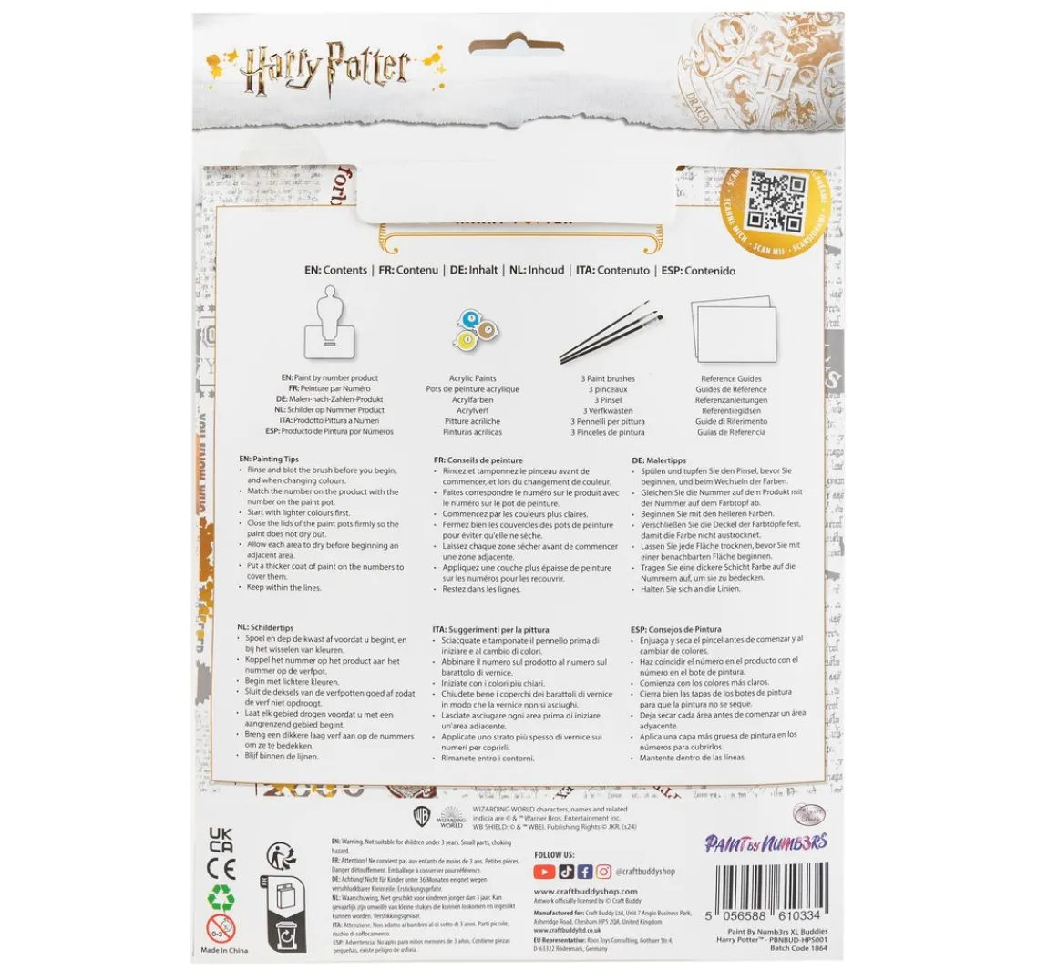 Discount Craft Buddy Malen nach Zahlen "XL Buddy", 23 cm