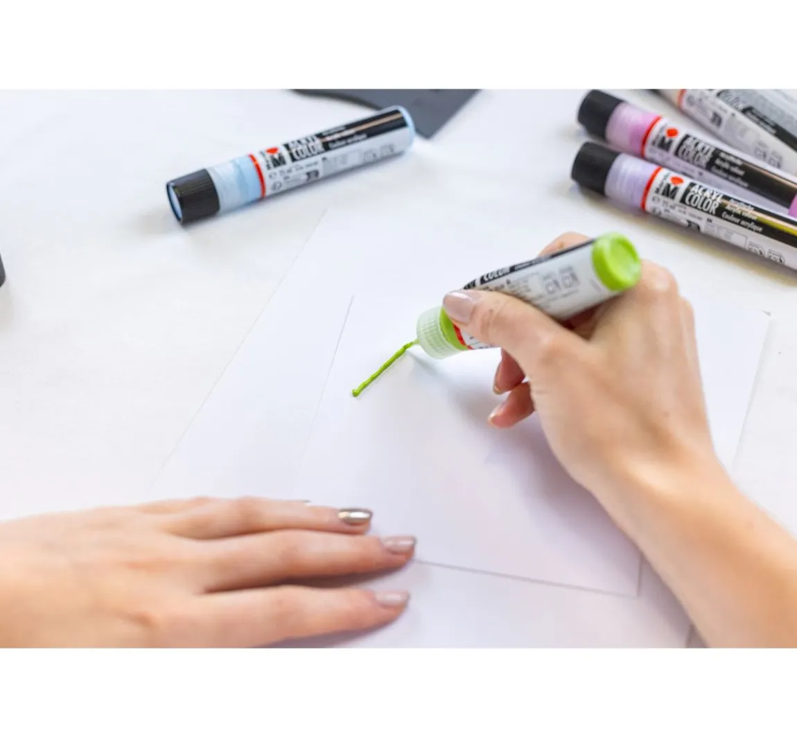 Online Marabu Acryl Color Squeegee Art Set