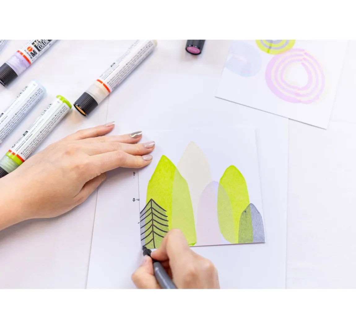 Online Marabu Acryl Color Squeegee Art Set