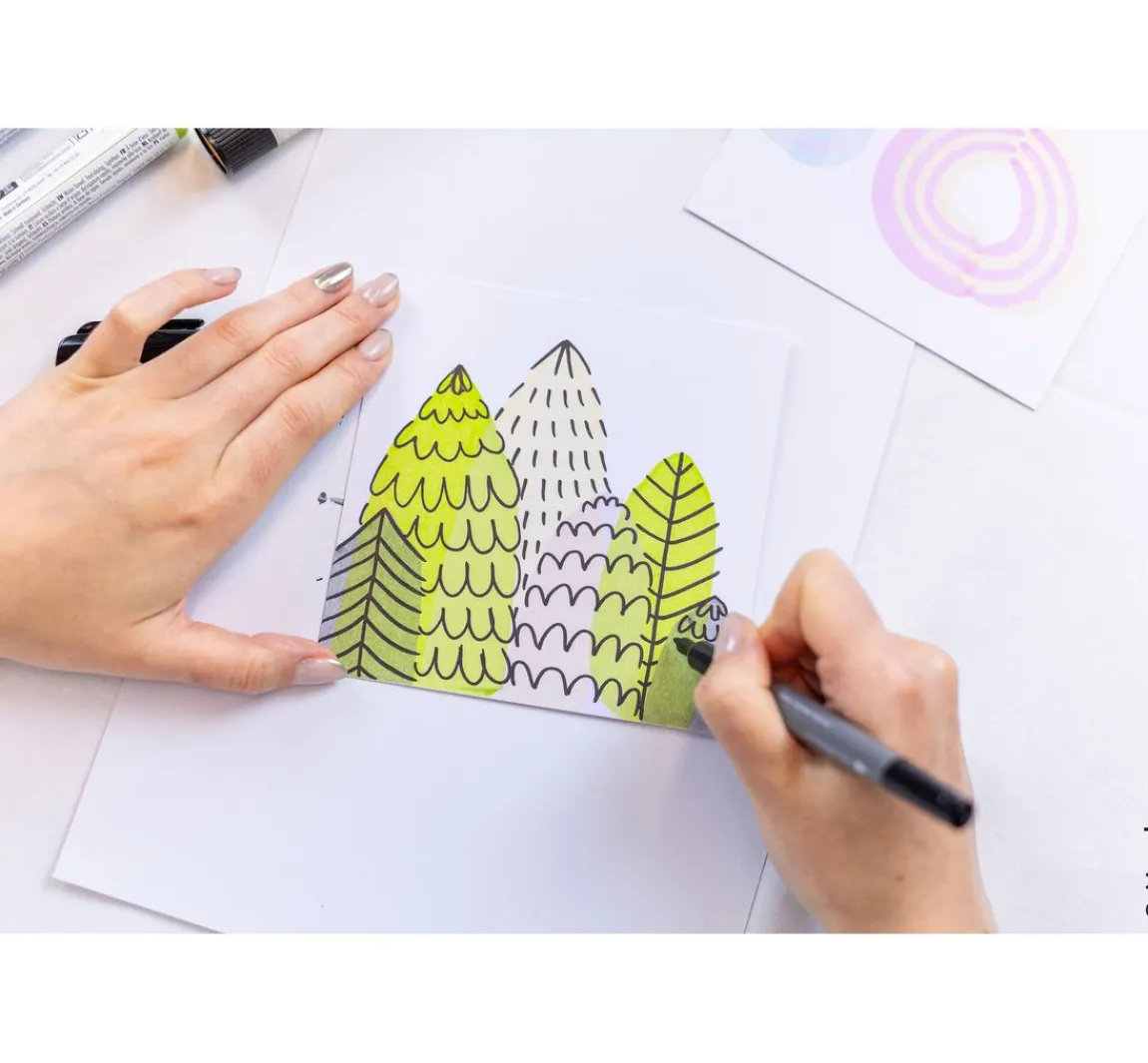 Online Marabu Acryl Color Squeegee Art Set