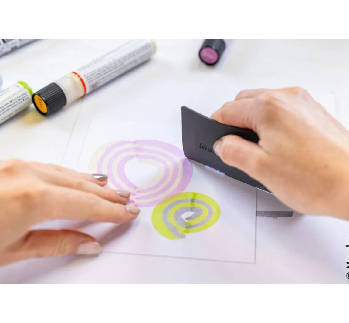 Online Marabu Acryl Color Squeegee Art Set