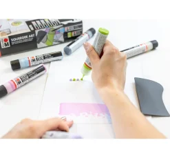 Online Marabu Acryl Color Squeegee Art Set