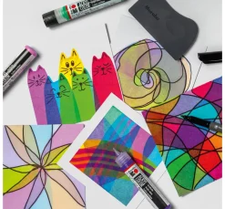 Online Marabu Acryl Color Squeegee Art Set
