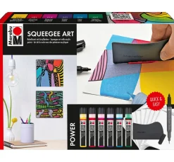 Online Marabu Acryl Color Squeegee Art Set