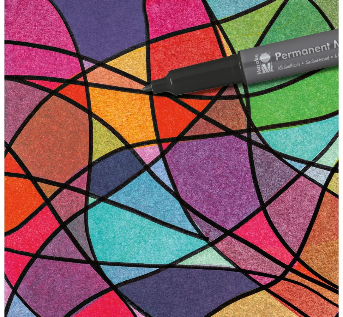 Online Marabu Acryl Color Squeegee Art Set