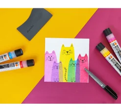 Online Marabu Acryl Color Squeegee Art Set