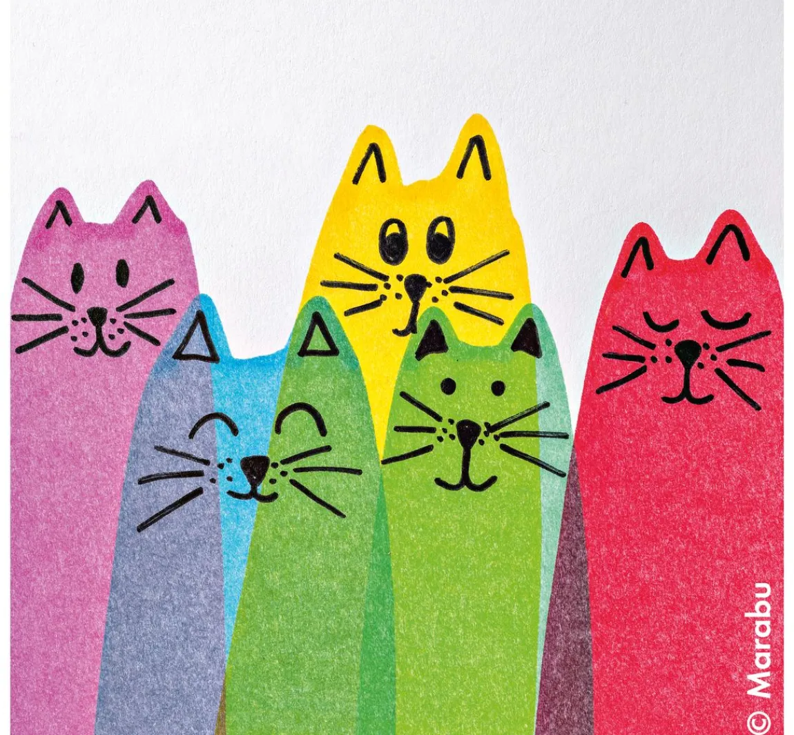 Online Marabu Acryl Color Squeegee Art Set