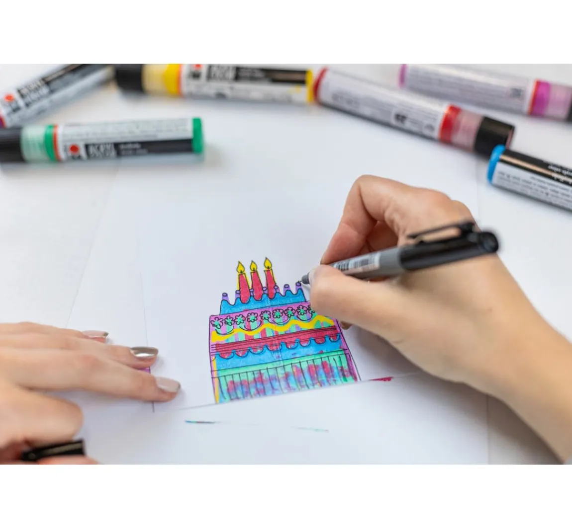 Online Marabu Acryl Color Squeegee Art Set