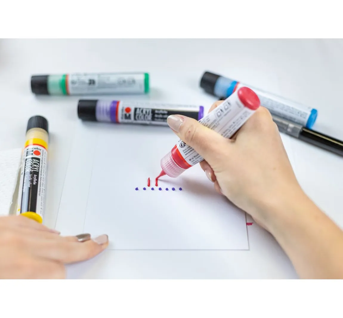 Online Marabu Acryl Color Squeegee Art Set