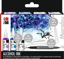Best Marabu Alcohol Ink-Set "UNDERWATER"